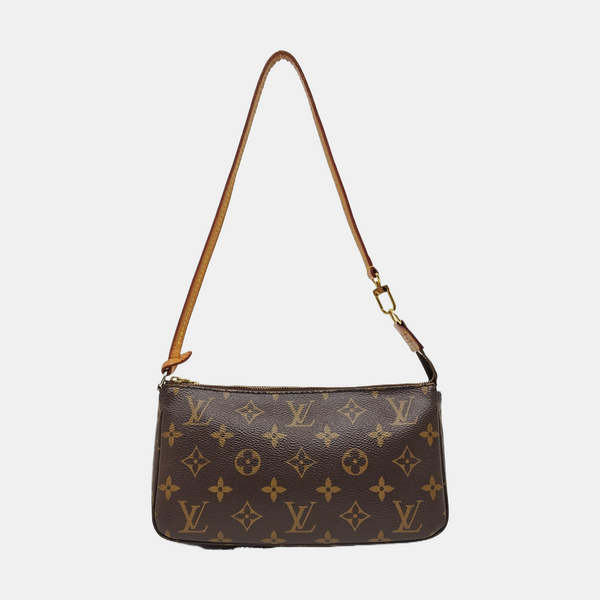 ACCESSOIRES GM Monogram Coated Canvas Brown