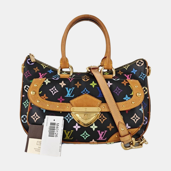 LV × TM RITA Monogram Coated Canvas Black