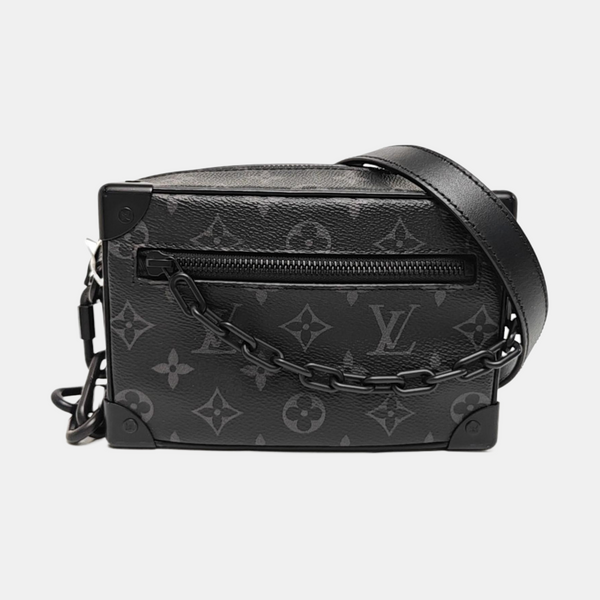 SOFT TRUNK Mini Monogram Coated Canvas Black