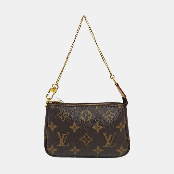 ACCESSOIRES Mini Monogram Coated Canvas Brown