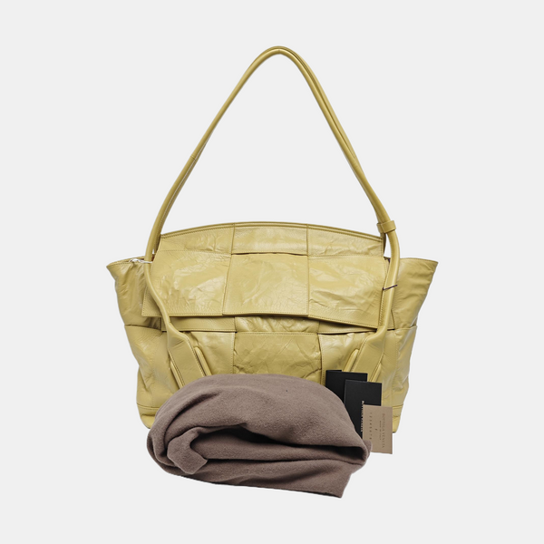 Arco Large Calfskin Beige