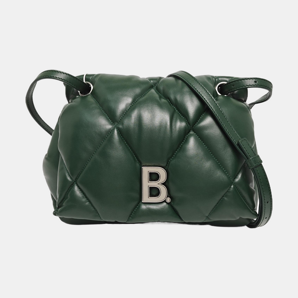 B. Quilted Calfskin Green