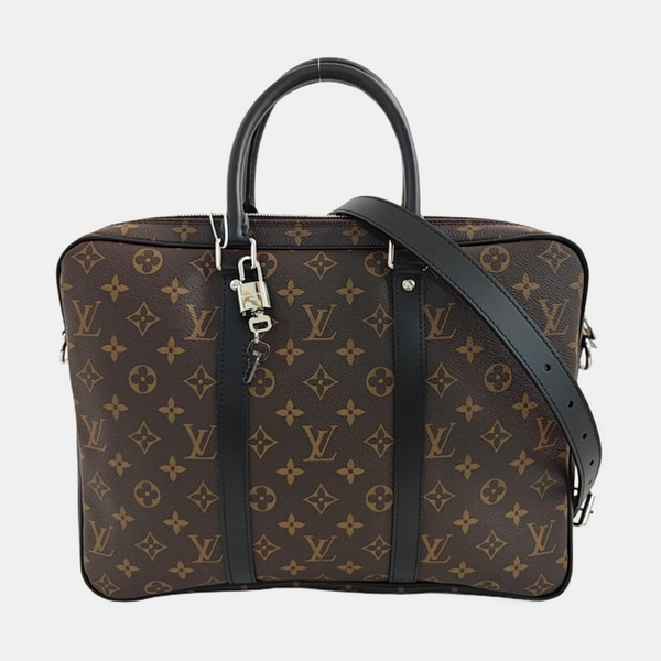 PORTE-DOCUMENTS PM Monogram Coated Canvas Brown