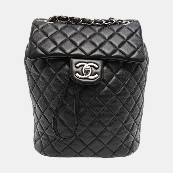 URBAN SPIRIT Small Quilted Lambskin Black