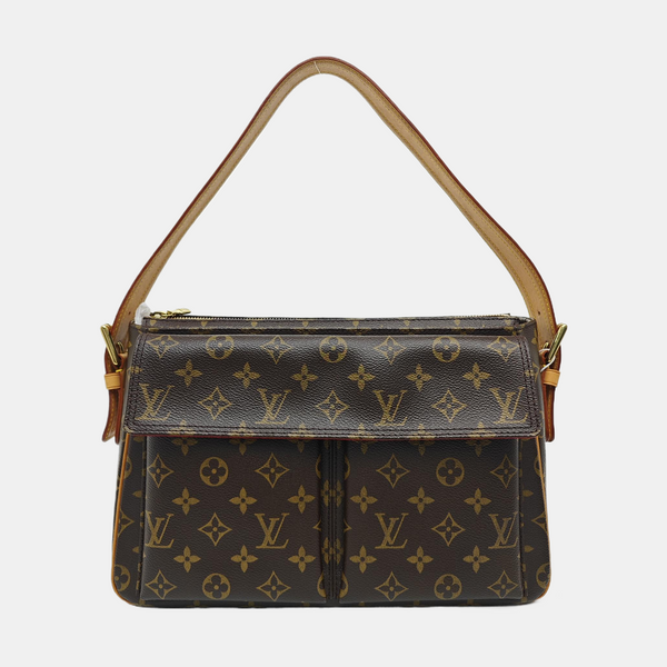 VIVA CITE Monogram Coated Canvas Brown