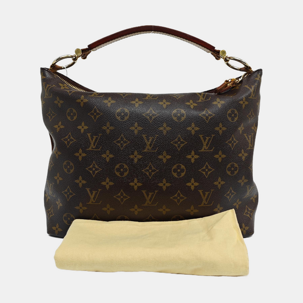 VINTAGE SULLY PM Monogram Coated Canvas Brown