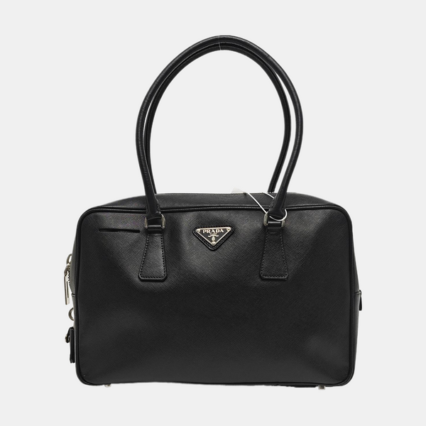 Bauletto Saffiano Saffiano Calfskin Black
