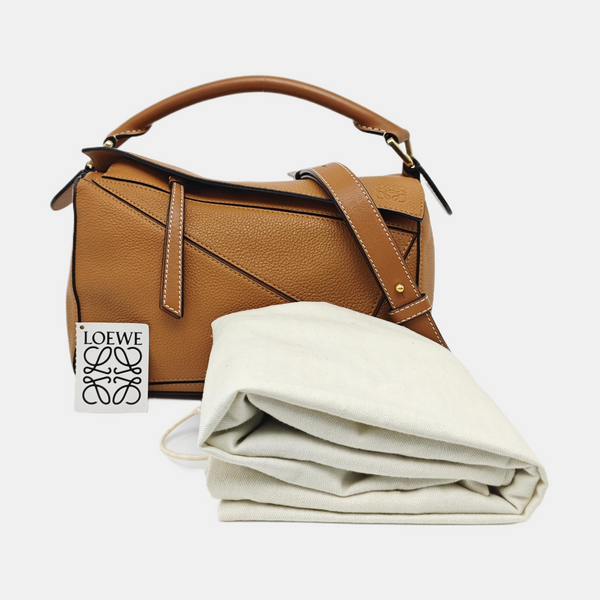 Puzzle Small Calfskin Brown