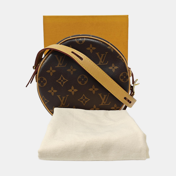 BOITE CHAPEAU PM Monogram Coated Canvas Brown