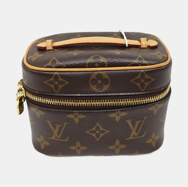 NICE Super Mini Monogram Coated Canvas Brown