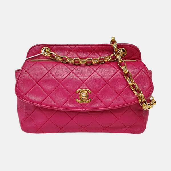 Quilted Lambskin Red