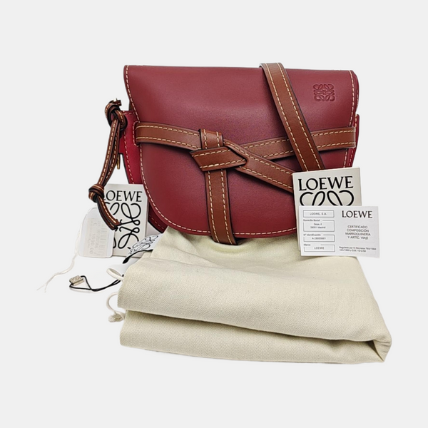 Gate Small Calfskin Red
