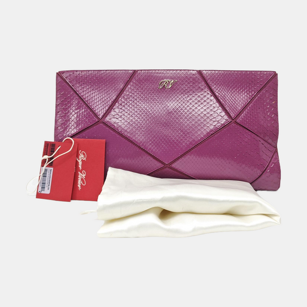 Python Clutch Purple