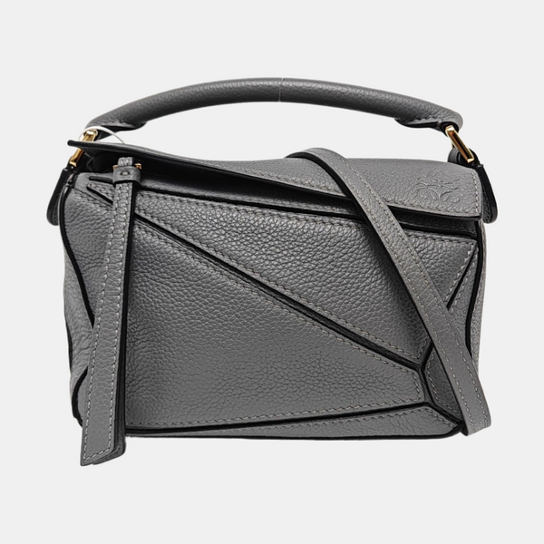 Puzzle Mini Calfskin Gray