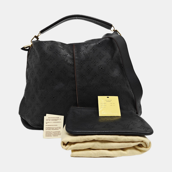 SELENE Monogram Calfskin Black