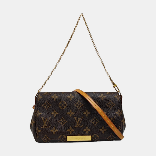 FAVORITE PM Monogram Coated Canvas Brown