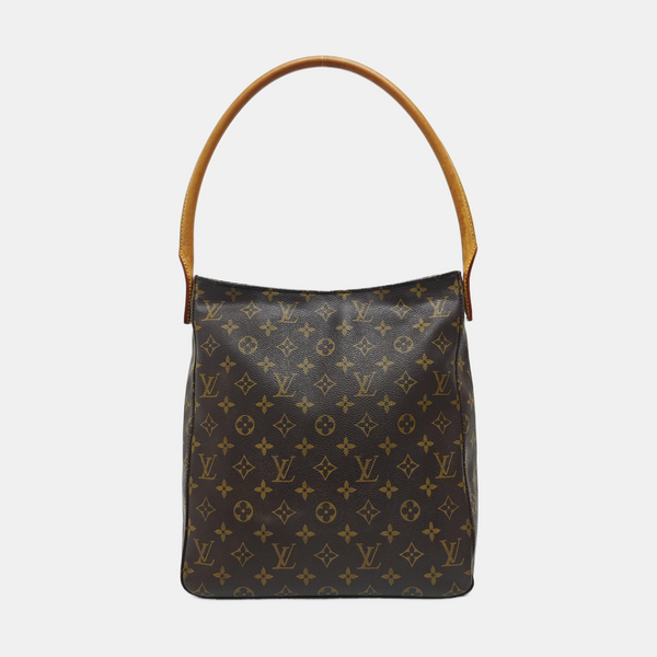 LOOPING GM Monogram Coated Canvas Brown