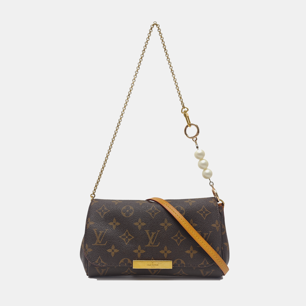 FAVORITE PM Monogram Coated Canvas Brown