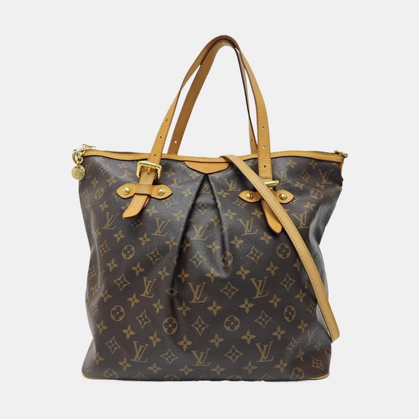 PALERMO GM Monogram Coated Canvas Brown