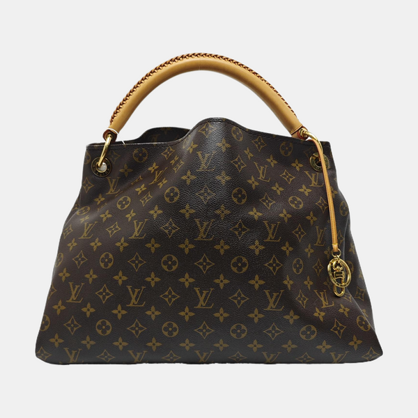ARTSY MM Monogram Coated Canvas Brown