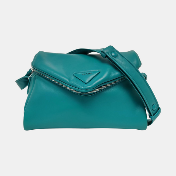 Prada Signaux Calfskin Blue