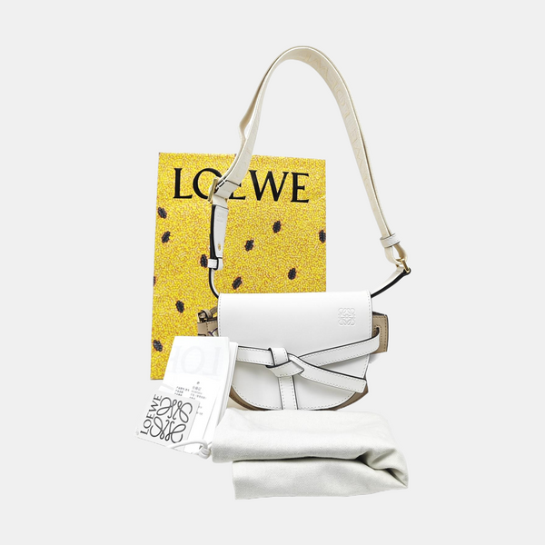 Gate Mini Calfskin White