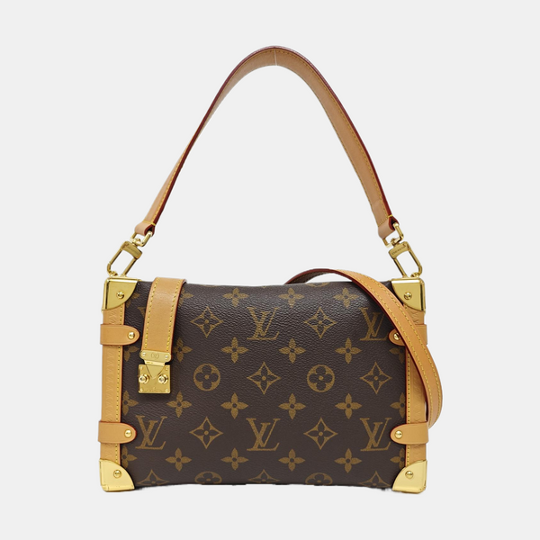 SIDE TRUNK MM Monogram Coated Canvas Brown