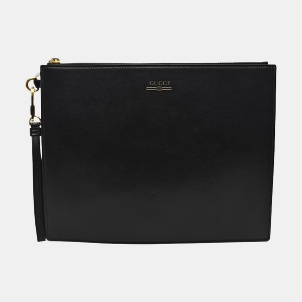Calfskin Clutch Black