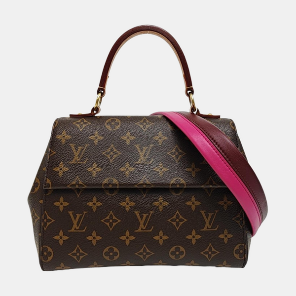 CLUNY PM Monogram Coated Canvas Brown