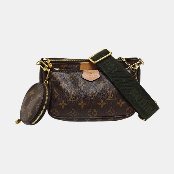 MULTI Monogram Coated Canvas Brown