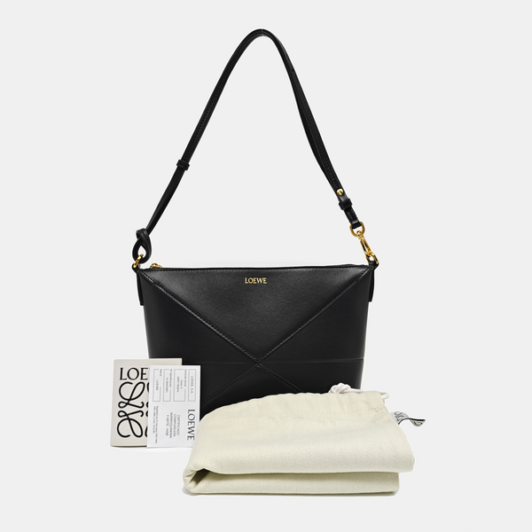 Origami Ala Quilted Calfskin Black