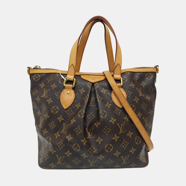 PALERMO PM Monogram Coated Canvas Brown