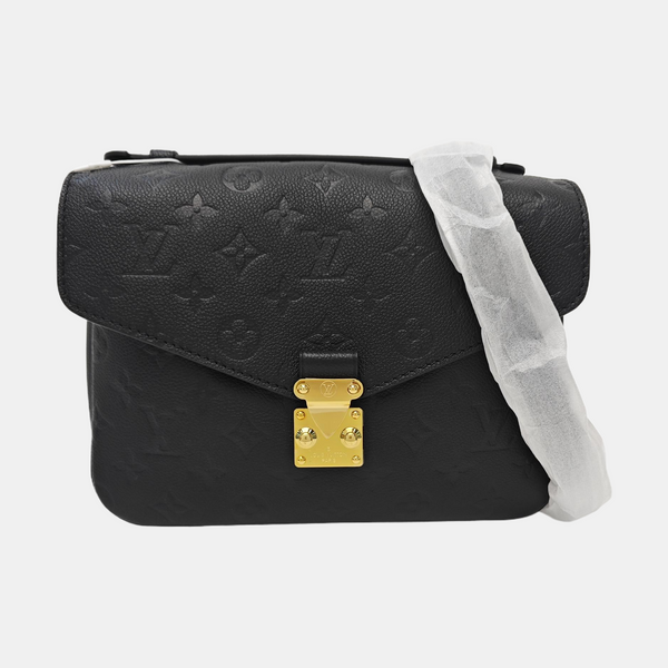 MÉTIS MM Monogram Calfskin Black