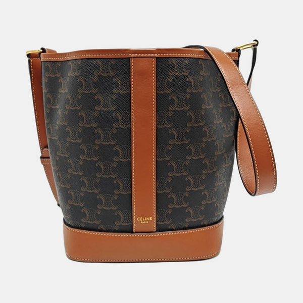 TRIOMPHE CANVAS Small Coated Canvas Brown