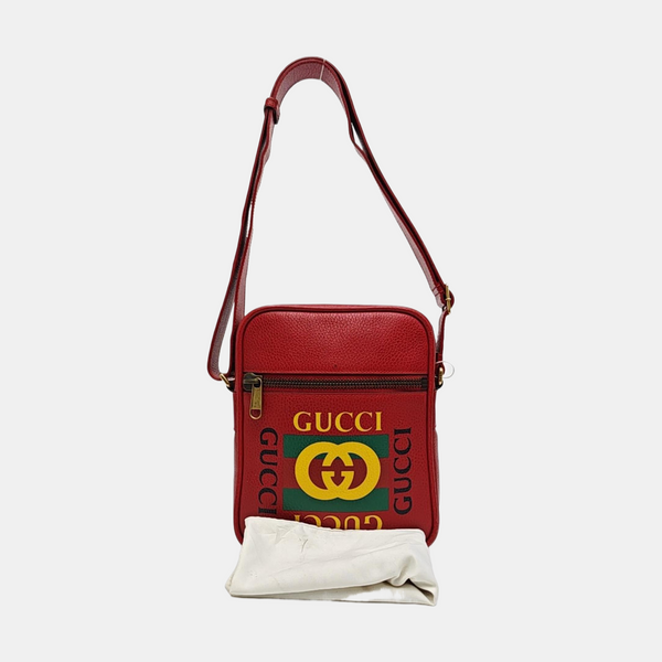 Print Calfskin Red