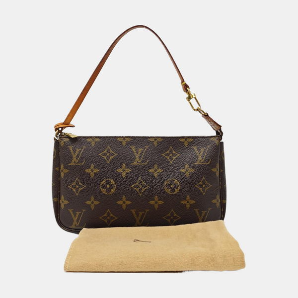ACCESSOIRES Monogram Coated Canvas Brown