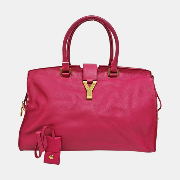 CHYC Y LIGNE Medium Calfskin Red