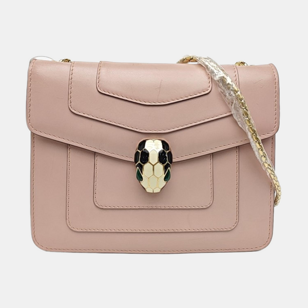 SERPENTI FOREVER Small Calfskin Pink