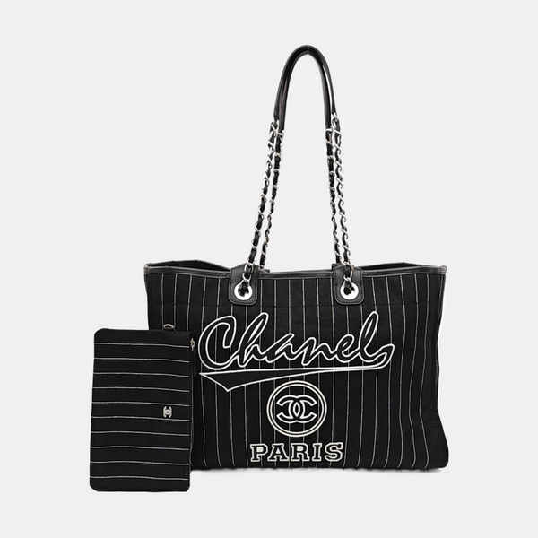 DEAUVILLE Large Canvas Black