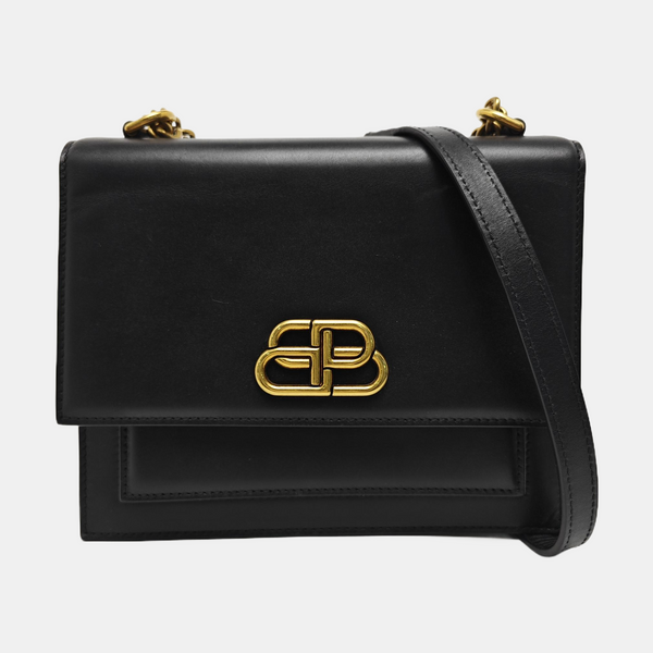 Sharp Small Calfskin Black