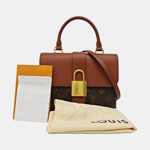 LOCKY BB Monogram Coated Canvas Brown