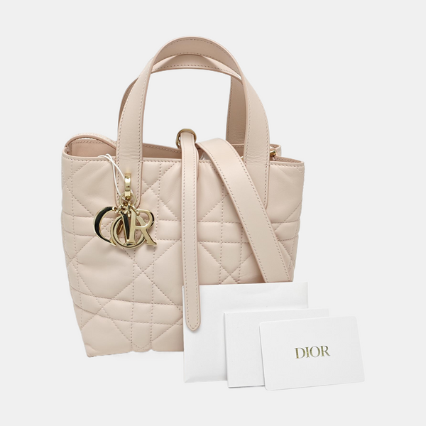 Toujours Small Cannage Calfskin Pink