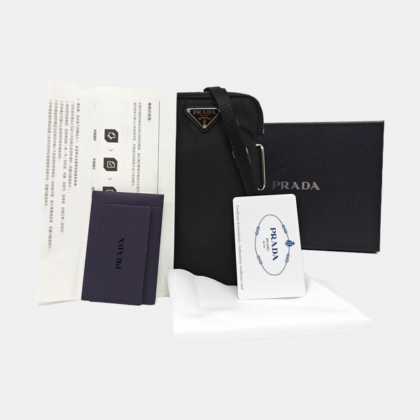 Nylon Shoulder Bag Black