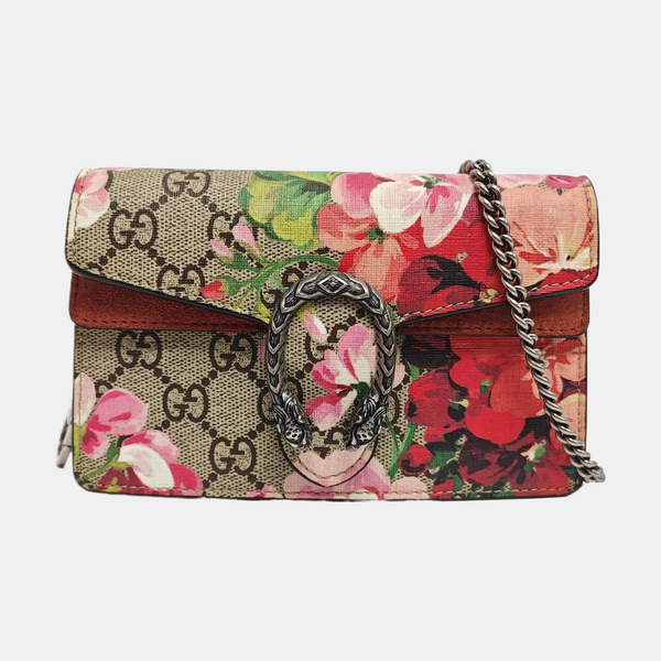 Authenticated pre-owned Dionysus Super Mini Monogram Coated Canvas Beige - Shoulder Bag at Looply