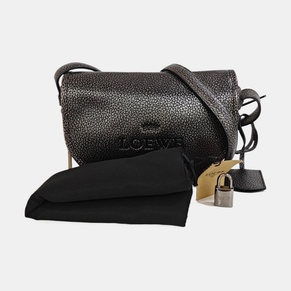Calfskin Shoulder Bag Black