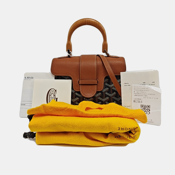 Saïgon Mini Coated Canvas Brown