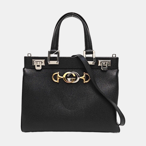 Zumi Small Calfskin Black