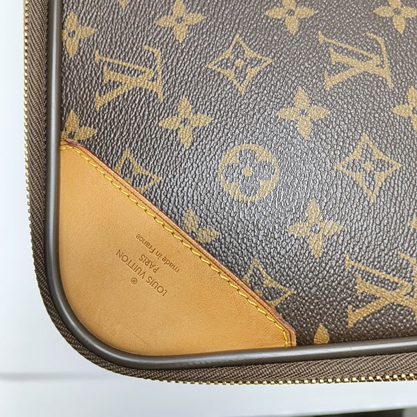 PEGASE 65 Monogram Coated Canvas Brown
