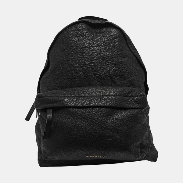 Leather Backpack Black