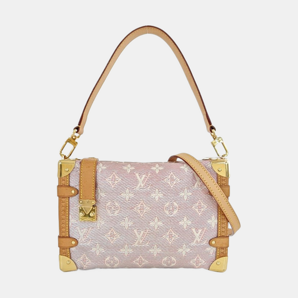 SIDE TRUNK Monogram Coated Canvas Pink
